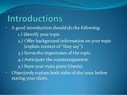The introduction to a research paper is where you set up your topic and approach for the reader. Eng 101 Research Paper Writing Introductions And Thesis Statements