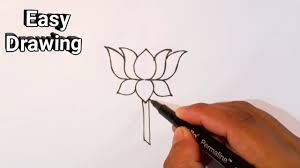 How to draw lotus flower |lotus flower drawing. How To Draw A Lotus Flower Step By Step For Beginners How To Draw A Cute Flower Easy Step By Step Social Useful Stuff Handy Tips