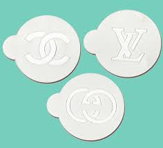 Gucci Chanel Vuiton Bakery Decorating Stencils Topperino Gucci logo photos and pictures in hd resolution from fashion, clothing category gucci logotype pictures in high resolution quality available to download for free. gucci chanel vuiton bakery decorating stencils 2 6 round 3 pcs