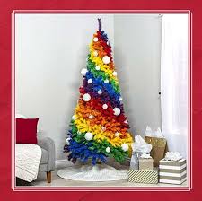 In fact, for people all around the globe, there's likely no other single festive affair that signals the official start of the season like trimming the tree. 10 Best Rainbow Christmas Trees 2019 Shop Artificial Rainbow Christmas Trees Here