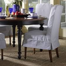 Coastal Slipcovers For Chairs Striped Dining Chairs Dining Room Chair Slipcovers