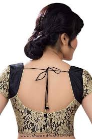 Black And Gold Combination Blouse Designs Pin By Deepthi Reddy M On Indian Blouses Brocade Blouse Designs Fashion Blouse Design Trendy Blouse Designs
