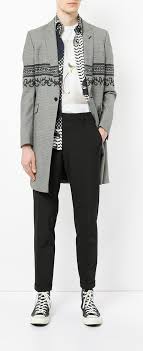 Comme Des Garcons Pre Owned Jamie Reid Coat Farfetch Mens Fashion Coat Business Casual Men Mens Fashion Business