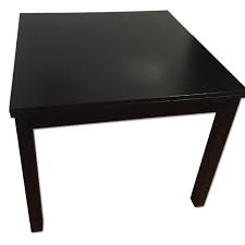 Find great deals on ebay for black square coffee table. Ikea Black Square Dining Table W Extension Leaves Aptdeco