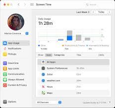 Track your time in apps and. Track App And Device Usage In Screen Time On Mac Apple Support