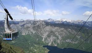 Vogel Ski Center Cable Car Lift To The Top Mountain Biking Hiking Trails Bohinjsko Jezero Hiking Trails Summer Travel Hiking