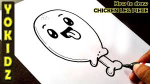 How To Draw Chicken Leg Piece Youtube Kids drawing practice, chennai, tamil nadu. how to draw chicken leg piece