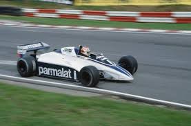 Brazilian Racing Driver Nelson Piquet Drives The 1 Parmalat Racing Team Brabham Bt50 Bmw S4t In The 1982 British Grand Prix Racing Driver Racing Nelson Piquet