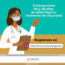 La lactancia materna se recomienda desde el nacimiento, exclusiva los. Secretaria De Salud Si Tienes Entre 40 Y 49 Anos De Edad Llego El Momento De Vacunarte Registrate En Http Mivacuna Salud Gob Mx Manten Las Medidassanitarias E Informate En Fuentes Oficiales La Mejor