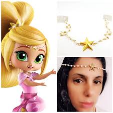 12 pcs shimmer and shine shimmer shine leah zac kaz tala nahal action figure toy anime figure collectible model toy. Shimmer And Shine Birthday Outfit Leah Gold Star Headband Etsy