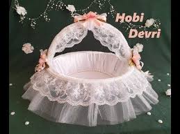 Diy Making Wedding Basket Baby Basket Baby Shower Bebek Sepeti Dugun Sepeti Susleme Youtube Bebek Sepetleri Dugun Sepetler