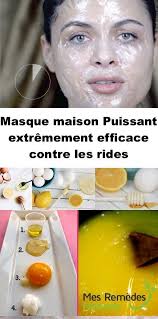 Masque Maison Puissant Extremement Efficace Contre Les Rides Eliminate Wrinkles Wrinkles Health And Beauty