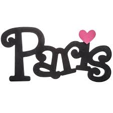 It's a perfect fit for that empty wall. Glitter Paris With Heart Wood Wall Decor Hobby Lobby 778266