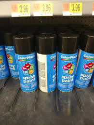Colorplace Gloss Spray Paint Black Walmart Com Walmart Com