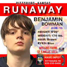 Have you seen this teen? 15-year old Missing/Runaway from Pittsburg, Kan.  since November 25.