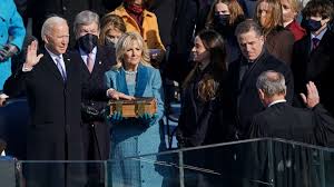 President joe biden and vice president kamala harris were sworn into office wednesday. The Significance Of The Bible Joe Biden Is Using On Inauguration Day Abc News