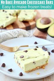 No Bake Avocado Cheesecake Bars Avocado Cheesecake Baked Avocado Cheesecake Bars Easy