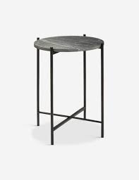 Selia Side Table Grey Marble In 2020 Side Table Marble Top Side Table Simple Side Tables