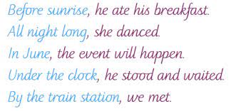 (frequency) in the distance, he could see the train coming. What Are Fronted Adverbials Theschoolrun