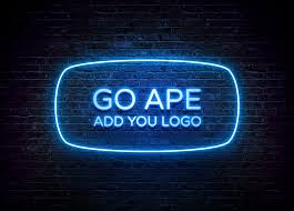 Download Free Neon Mockup Psd Free Mockups Best Free Psd Mockups Apemockups