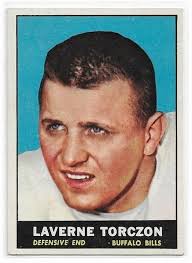LAVERNE TORCZON 1961 Topps Football card #157 Buffalo Bills EX+/NR MT