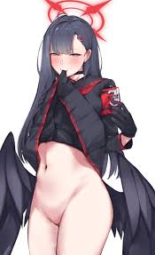 shion1350, blue archive, ichika (blue archive), 1girl, bottomless - Anime  R34