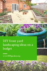 Between the walk and taller verticals, a buffer zone of ground cover, lawn, flowers, or mulch at least 2 feet wide gives more room for movement. Diy Front Yard Landscaping Ideas On A Budget 1001 Gardens