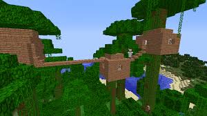 Three types of jungle biomes occur in minecraft. Tree House Village Jungle Biome Village Screenshots Show Your Creation Minecraft Forum Minecraft Forum