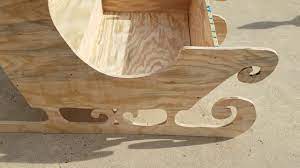 Diy wood reindeer her tool belt. Christmas Sleigh Build Youtube