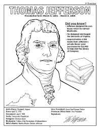 John hemings started life as an enslaved carpenter at monticello, home of president thomas jefferson. Printable Coloring Page Of Photo Of Thomas Jefferson Coloring Home