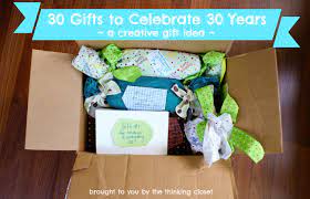 Celebrate their 30th birthday with a fun gift from findgift. 30 Gifts To Celebrate 30 Years The Thinking Closet