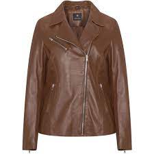 Jo And Julia Brown Plus Size Leather Jacket 1 920 Cny Liked On Polyvore Featuring Outerwear Jackets Plus Size Leather Jacket Clothes Design Leather Jacket