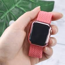 Tips for picking a new watch band loop: Pink Punch Braided Solo Loop For Apple Watch Size 1 12 Plus Apple Watch Clear Case Apple Watch Sizes Apple Watch Pink Punch
