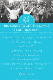 Classic Wedding Floor Fillers Big Music Hits That Will Get Your Dance Floor Going Off Complete Dj Pe In 2020 Rock Wedding Songs Wedding Songs Wedding Music Playlist