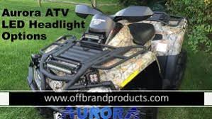 How To Use An Aurora Led Light Bar As An Atv Headlight Led Light Bars Aurora Led Lights Aurora Led
