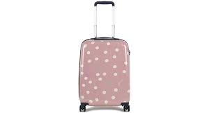 Find your perfect cabin bag to take on board the aircraft or use for that weekend away. Radley Vintage Dog Dot Small Four Wheel Cabin Case In Blush Pink Pink Lyst