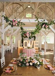 Champagne Gold Hoop Tubing Great For Diy Wedding Decor Additional Decor Not Included In 2021 Diy Wedding Decorations Rustic Wedding Decor Pink And Gold Wedding