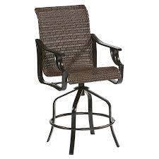 But you don't have to sacrifice style for durability. Allen Roth Set Of 2 Wicker Brown Metal Frame Swivel Bar Stool Chair S With Dark Brown Woven Seat Lowes Com Outdoor Bar Stools Bar Chairs Design Patio Bar Stools