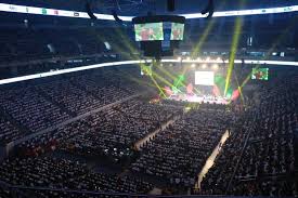 It is located a block away east of the smx convention center, directly south of the south parking building, and north of the under construction parking building for the arena. Full House Here At Moa Arena For Sm Mall Of Asia Arena Facebook