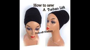 Diy Turban Volumizer How To Sew A Turban Lift Youtube Turban Hair Wrap Scarf Turban Headwrap
