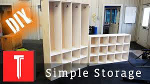 Top picks related reviews newsletter. Simple Diy Storage Easy Cubbies Youtube