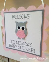 Owl Baby Shower Sign Pink And Gray Girl By Onceuponatwinedesign Owl Baby Shower Owl Baby Shower Theme Baby Girl Shower Themes