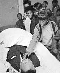 Tyson was born and raised in harlem, the daughter of frederica tyson, a domestic, and william augustine tyson, who worked as a carpenter, painter. Girl Touching Martin Luther King S Cadaver At His Funeral Dr Martin Luther King Jr Martin Luther King African American History