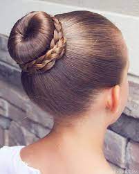 Ballet Bun With Braids Wrapped Around Dance Hairstyles Braided Bun Hairstyles Hair Styles