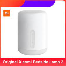 Original Xiaomi Mijia Bedside Lamp 2 Indoor Smart Voice Control Touch Switch Night Light Mi App Color Adjustment Dropsh Bedside Lamp Night Light Led Table Lamp