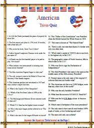 However, history trivia, made specifically for adults is designed to be more difficult and even tricky enough to throw up red herrings or catch people out. This 50 States Trivia Quiz Has Questions On All States
