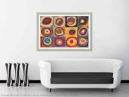Montando mi estudio de interiorismo. Estudio De Color De Cuadrados Y Circulos De Wassily Kandinsky Reproducciones De Arte Del Museo Arte Pop Buypopart Com