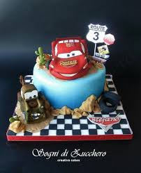 Cars Cake Kinder Kuchen Auto Torte Kindergeburtstag