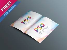 Open Brochure Mockup Template Psd Mockup Template Branding Mockups Psd Branding Mockup Psd Free