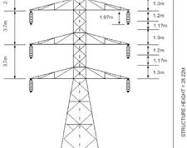 132 kV tower dimension | Download Scientific Diagram